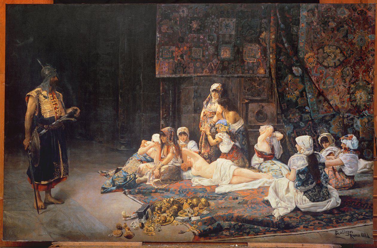 Im Harem, 1884 von Jose Gallegos Arnosa