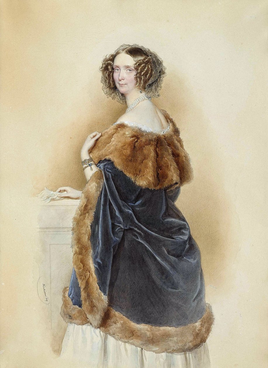 Erzherzogin Sophie von Österreich, Prinzessin von Bayern von Josef Nikolaus Kriehuber