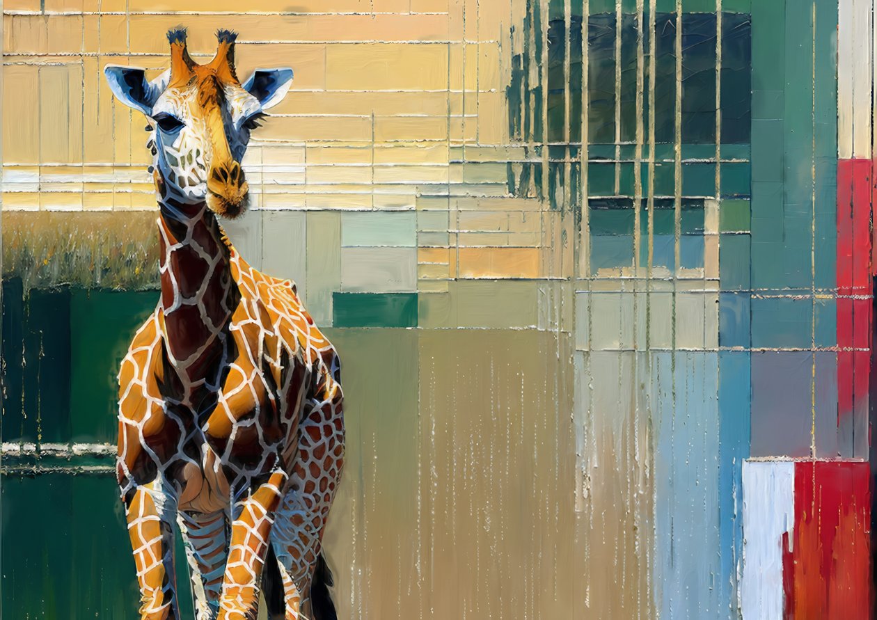 Tiere: Giraffen 4 von Josef Johann Michel