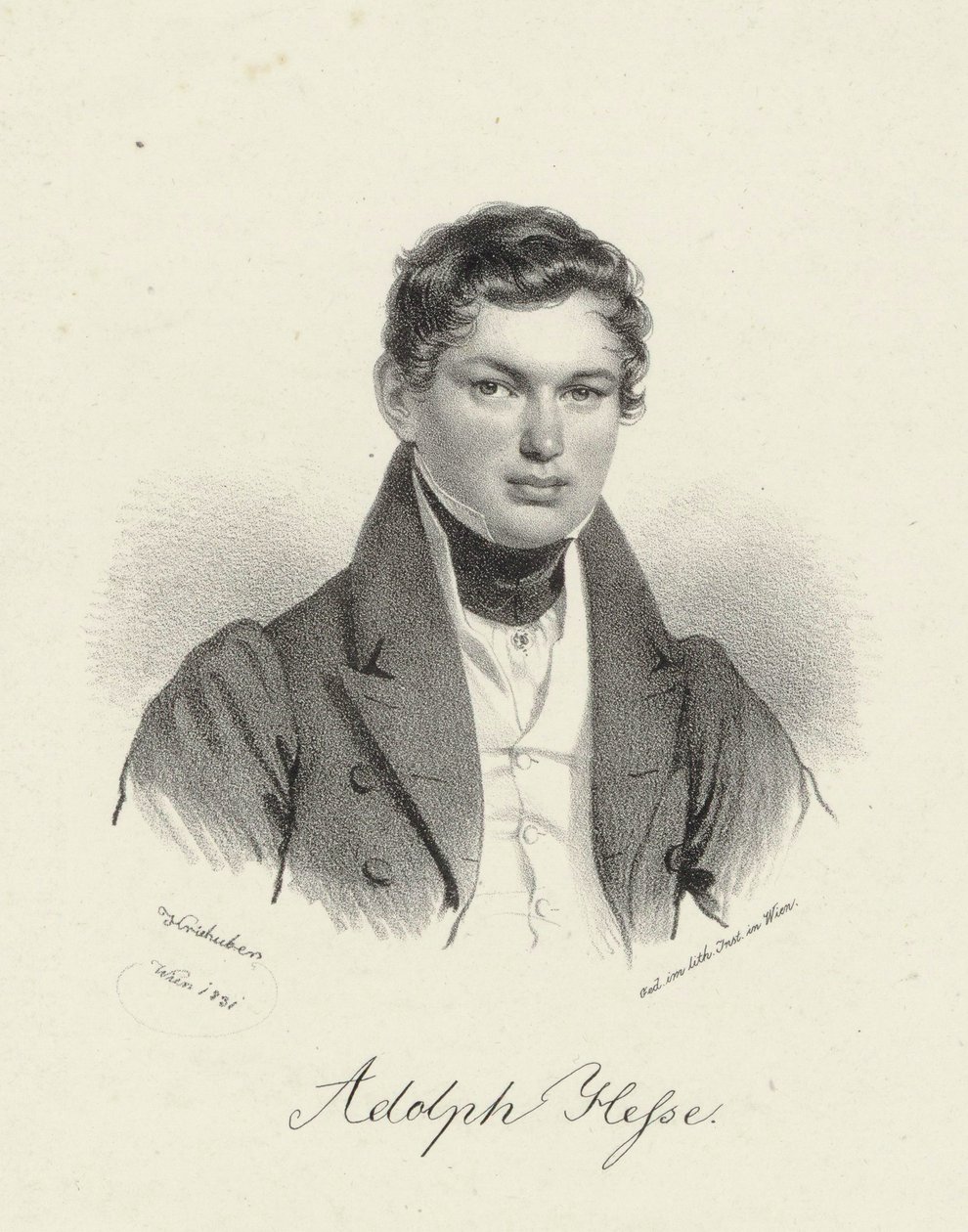 Adolf Hesse von Josef Kriehuber
