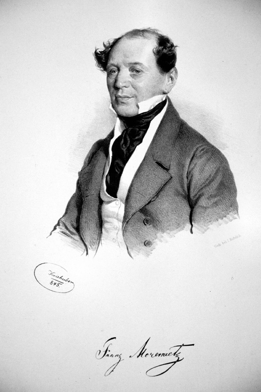 Franz Morawetz Litho von Josef Kriehuber