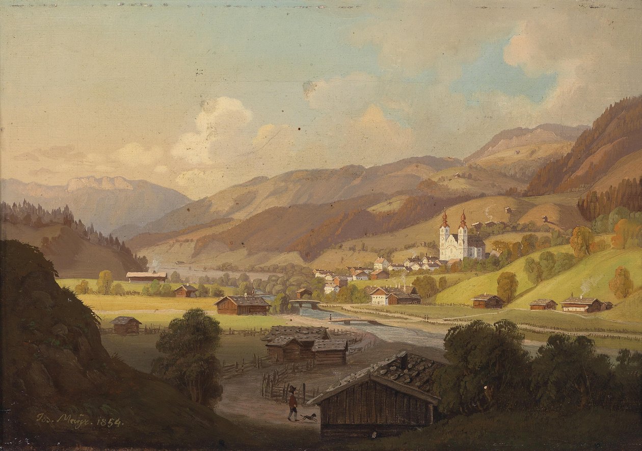 Blick auf Maria Rain, Kärnten von Josef Mayr