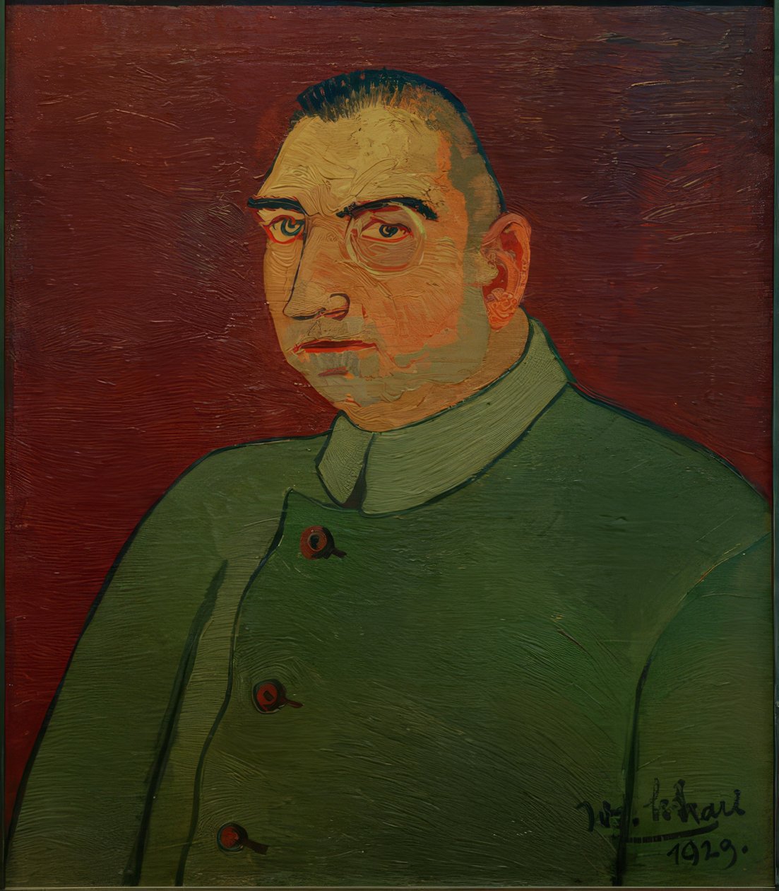 Das Monokel von Josef Scharl