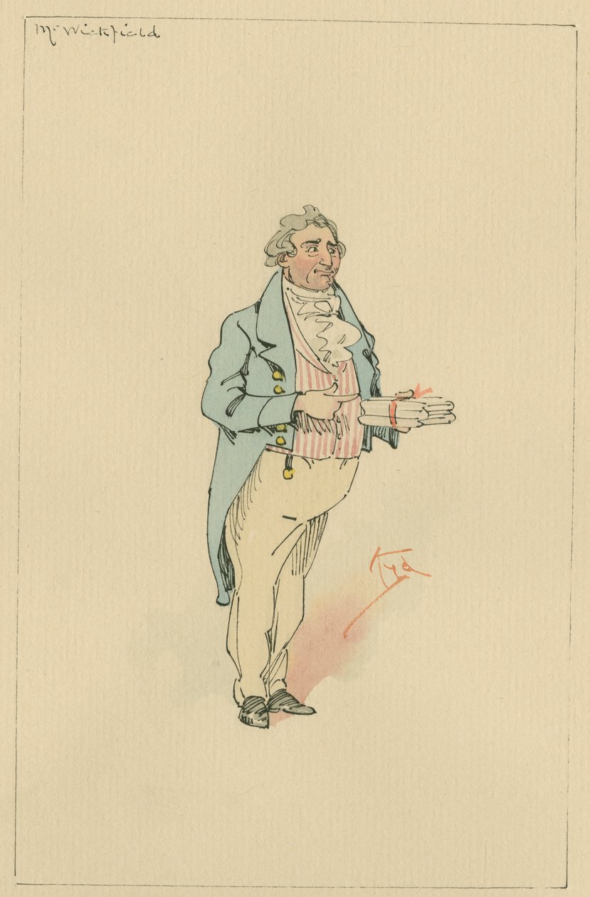 Mr Wickfield, ca. 1920er von Joseph Clayton Clarke