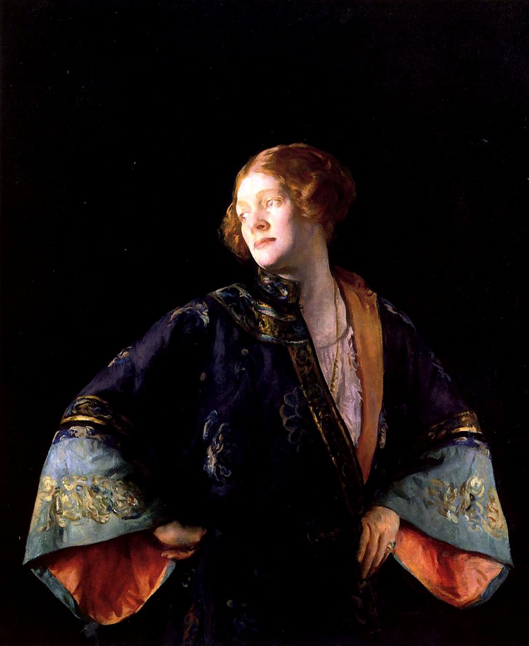 Der blaue Kimono, 1922 von Joseph DeCamp