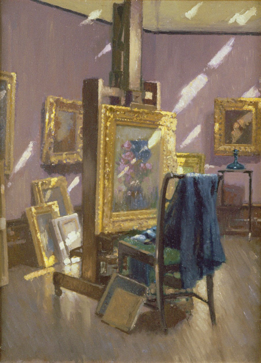 Atelier des Malers von Joseph Denovan Adam