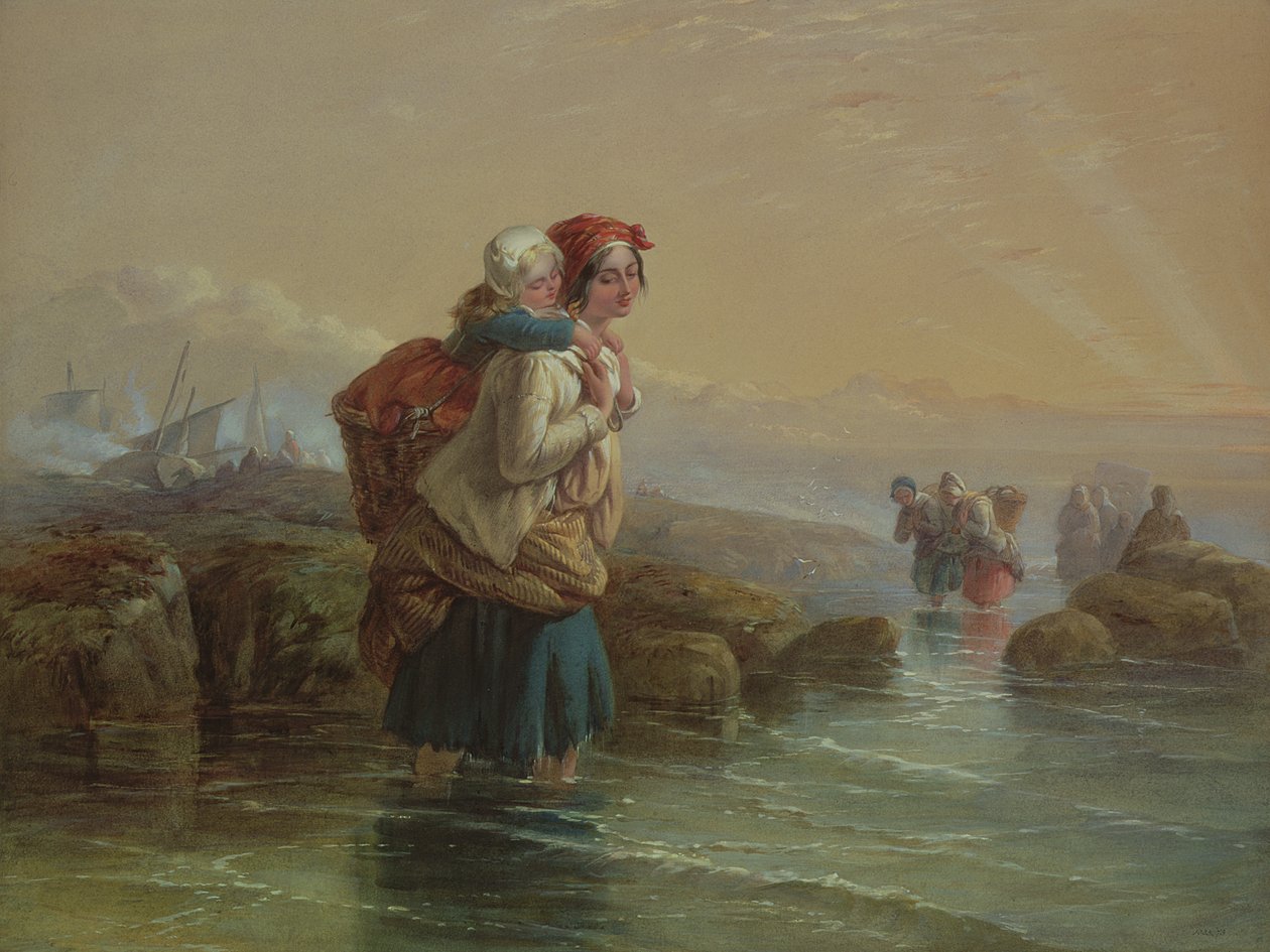 Krabbenfischer, 19. Jahrhundert von Joseph John Jenkins