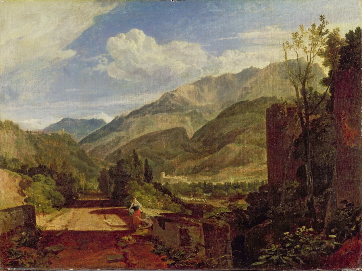 Schloss St. Michael, Bonneville, Savoyen, 1803 von Joseph Mallord William Turner