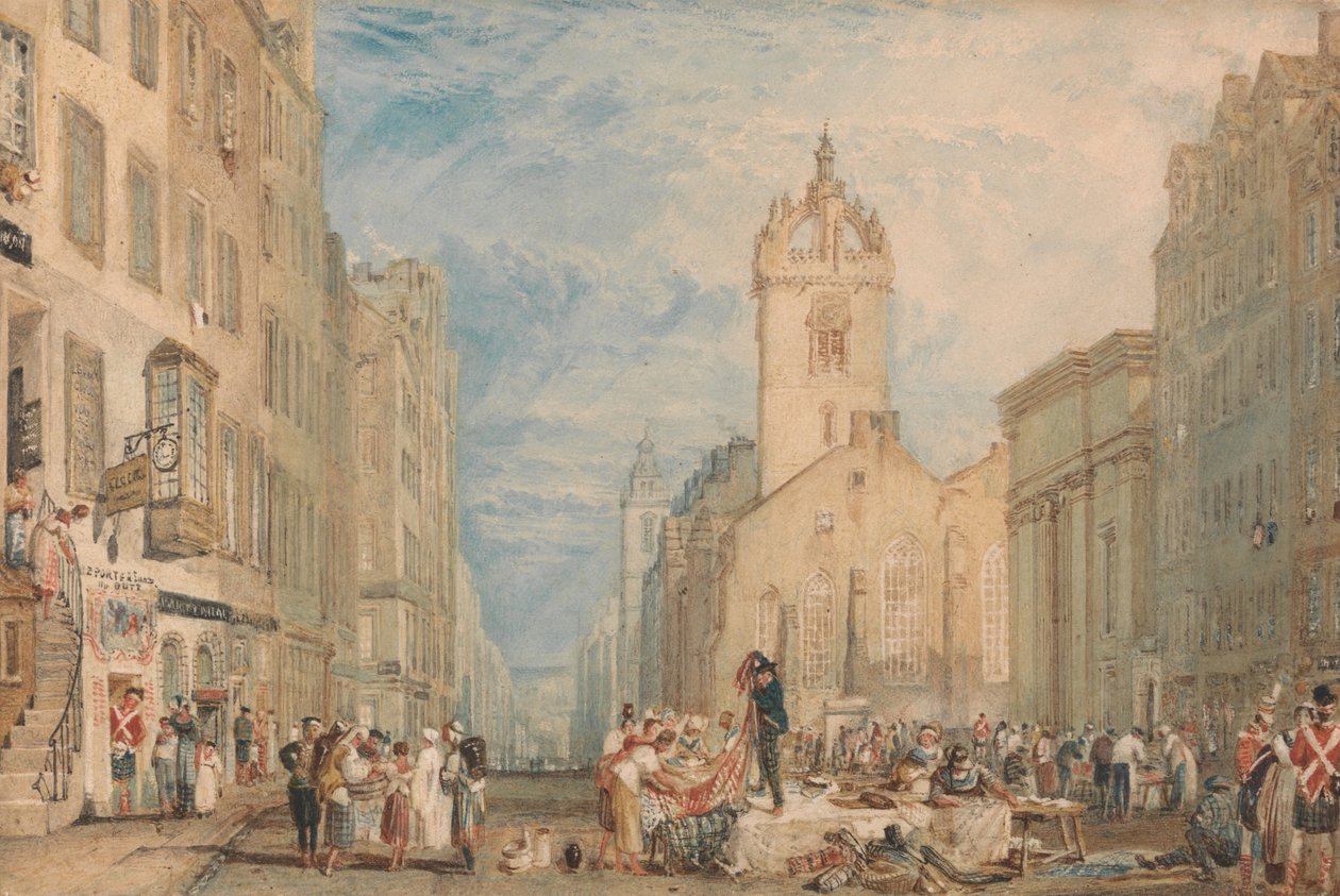 High Street, Edinburgh von Joseph Mallord William Turner