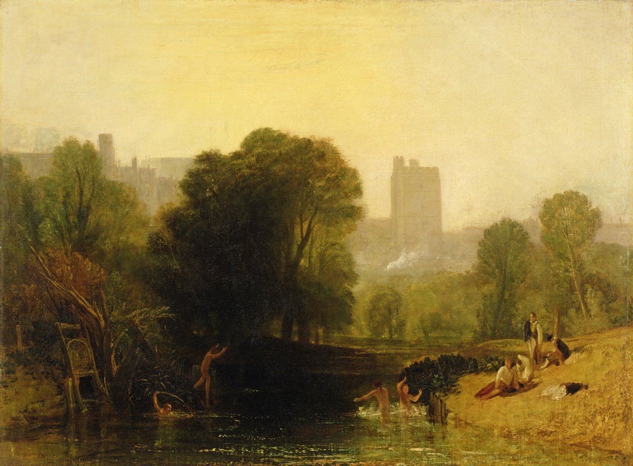 In der Nähe der Thames Lock, Windsor, ca. 1809 von Joseph Mallord William Turner