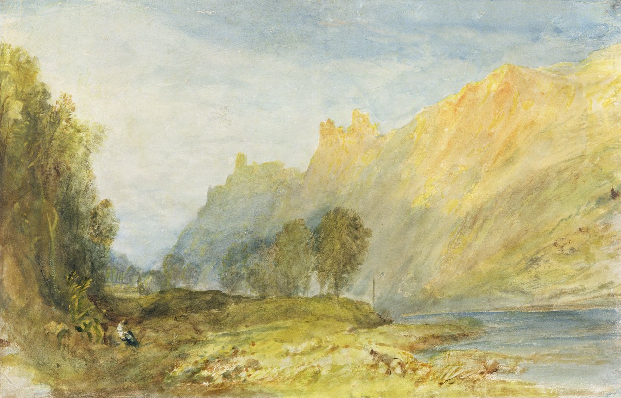 Nr. 1520 Bruderburgen am Rhein, 1817 von Joseph Mallord William Turner