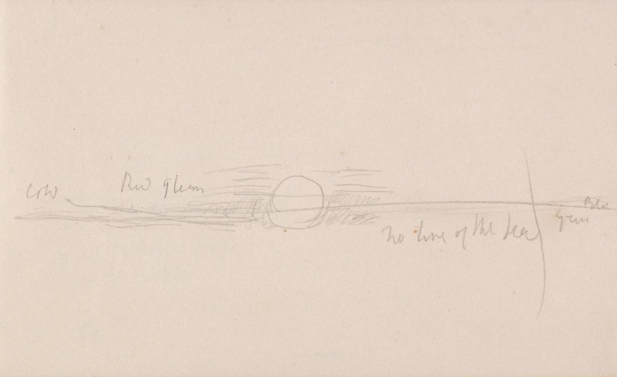 Das Kanal-Skizzenbuch von Joseph Mallord William Turner
