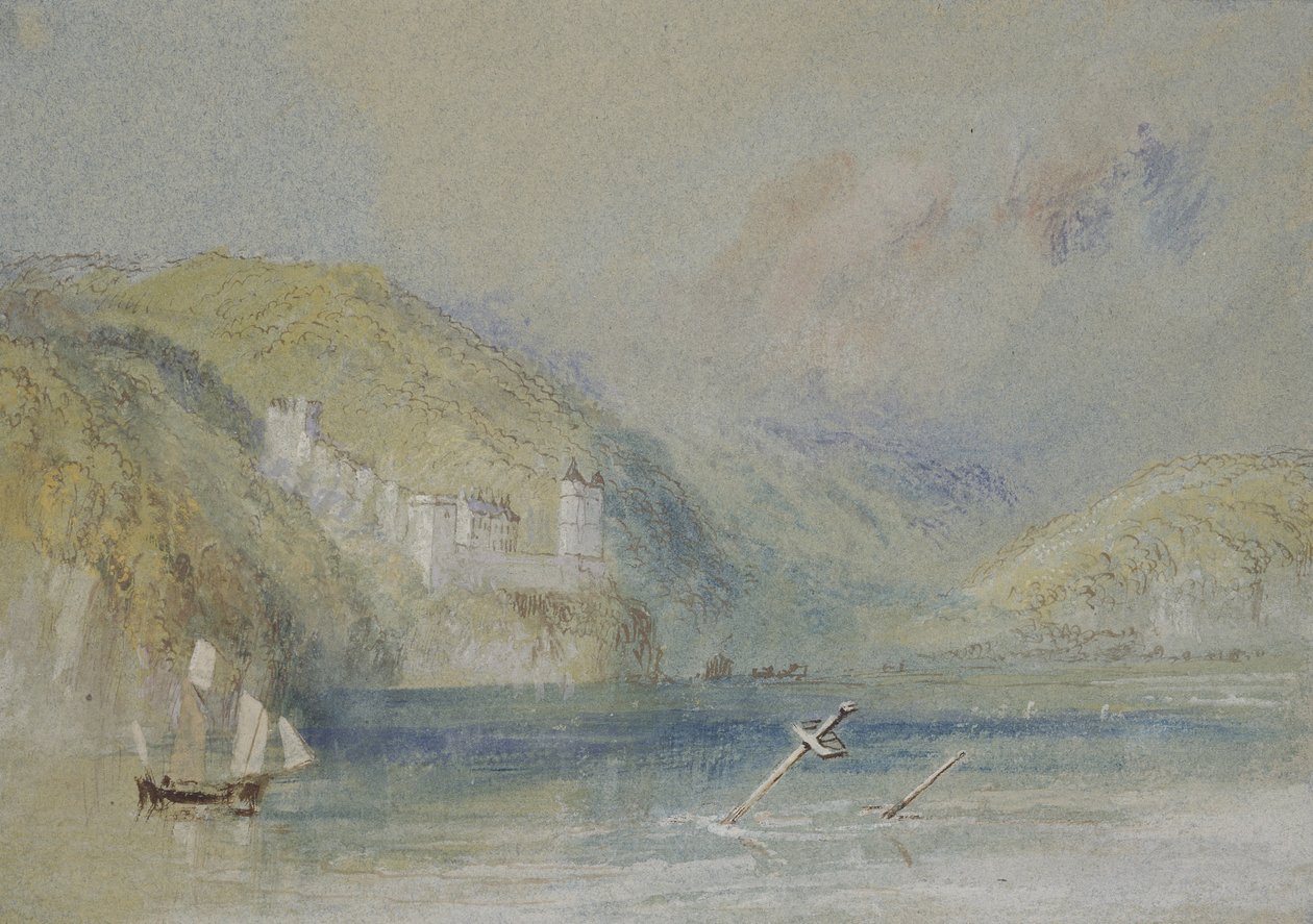Die Seine bei Tancarville, ca. 1832 von Joseph Mallord William Turner