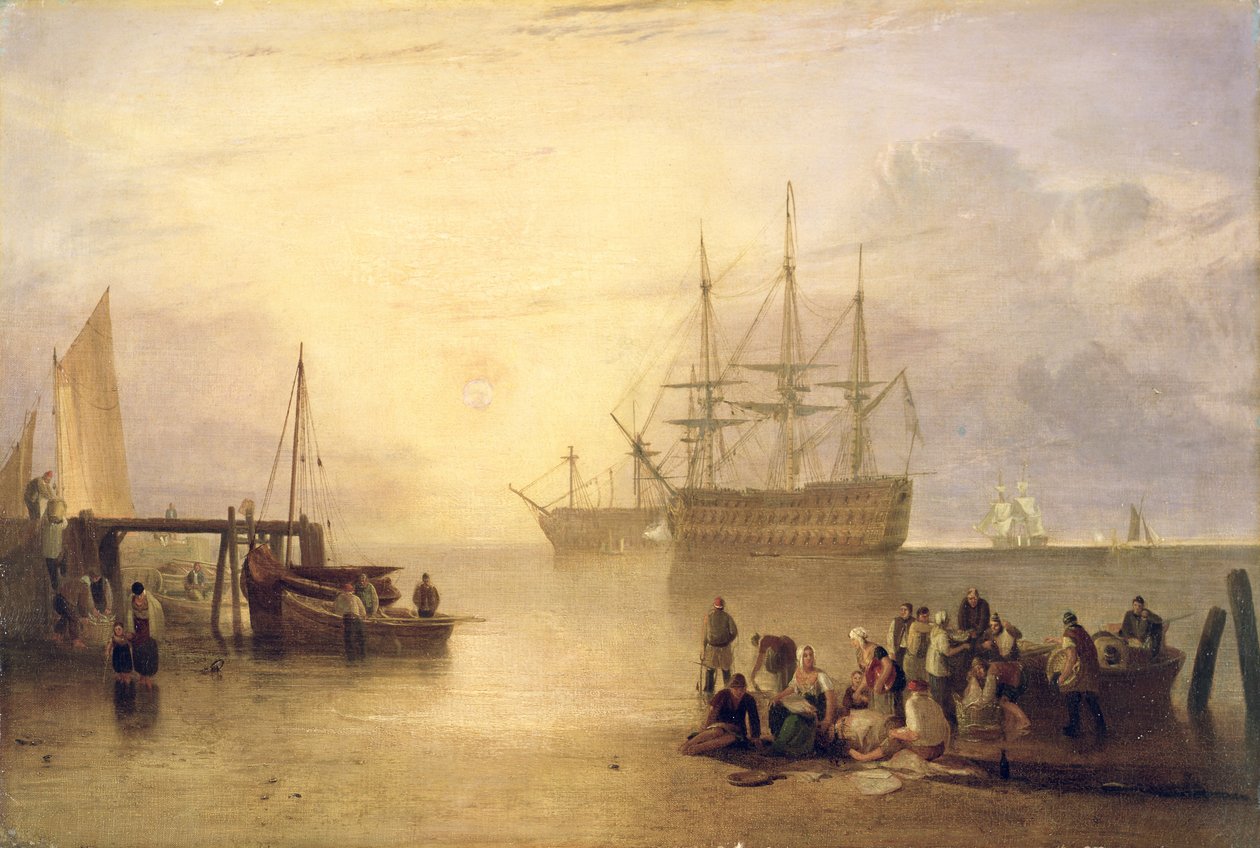 Die Sonne, die durch Dunst aufsteigt, ca. 1809 von Joseph Mallord William Turner