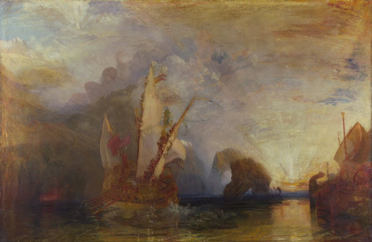 Odysseus verspottet Polyphem von Joseph Mallord William Turner