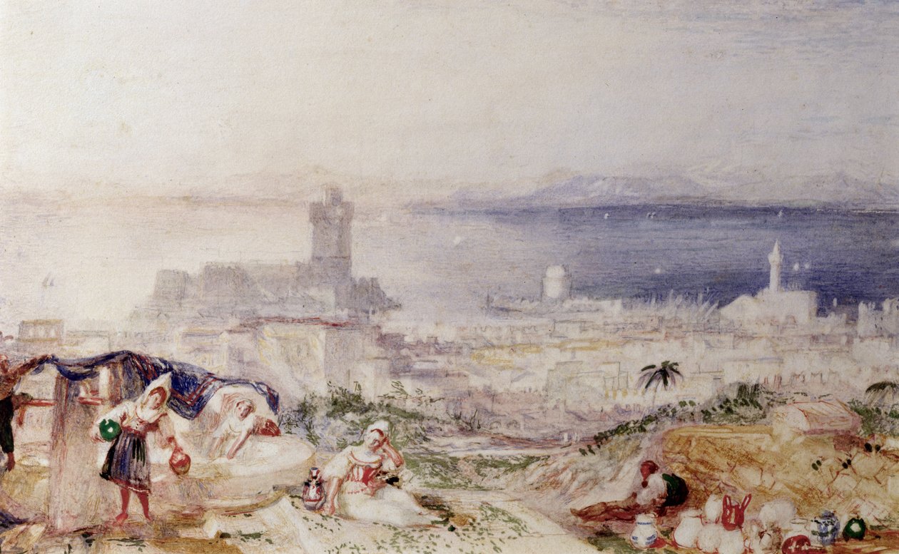 Ansicht von Rhodos von Joseph Mallord William Turner