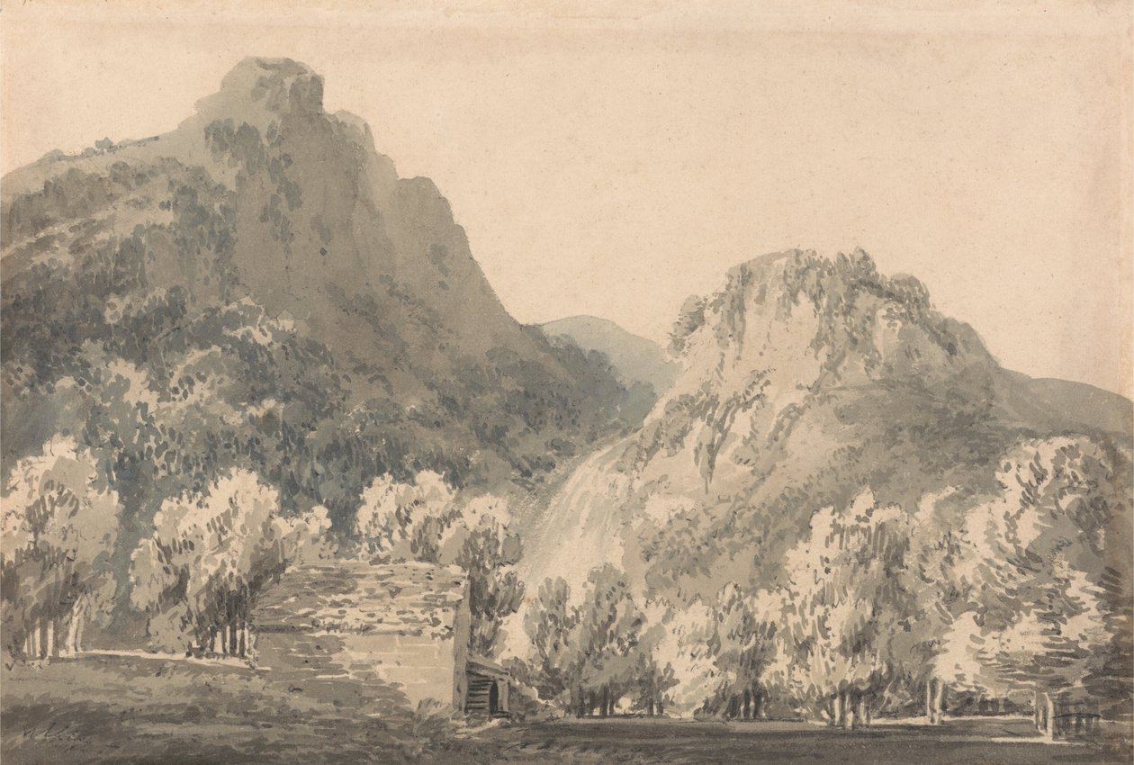 Wasserfall von Lodore, Cumberland von Joseph Mallord William Turner