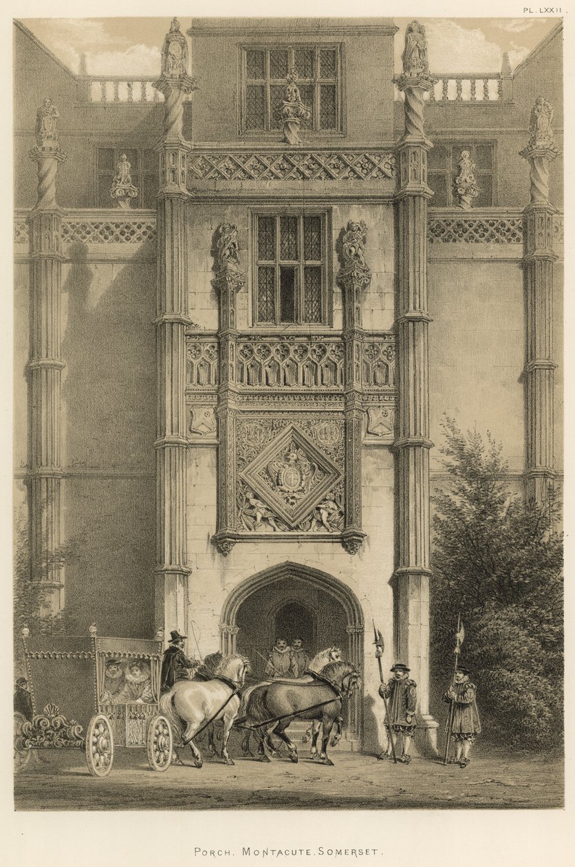 Vorhalle, Montacute, Somerset von Joseph Nash