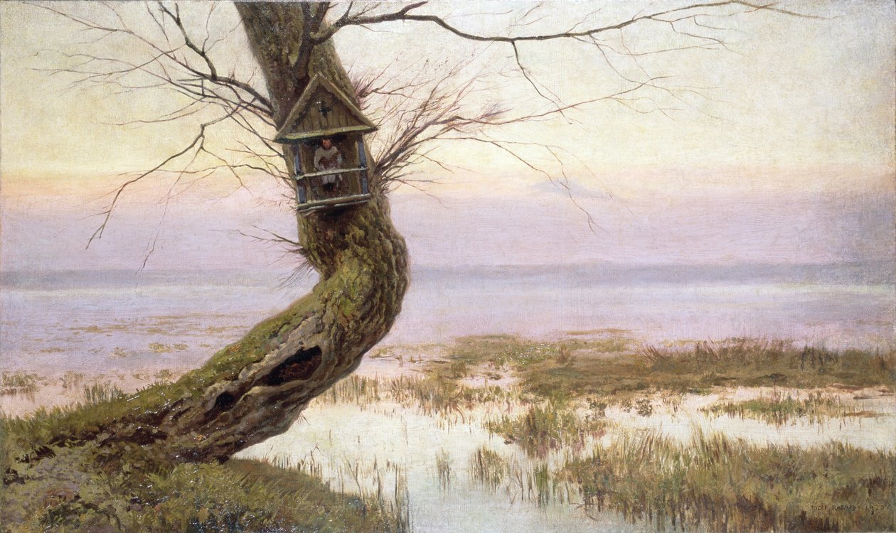 Schrein auf einer alten Weide, 1920 von Joseph Rapacki