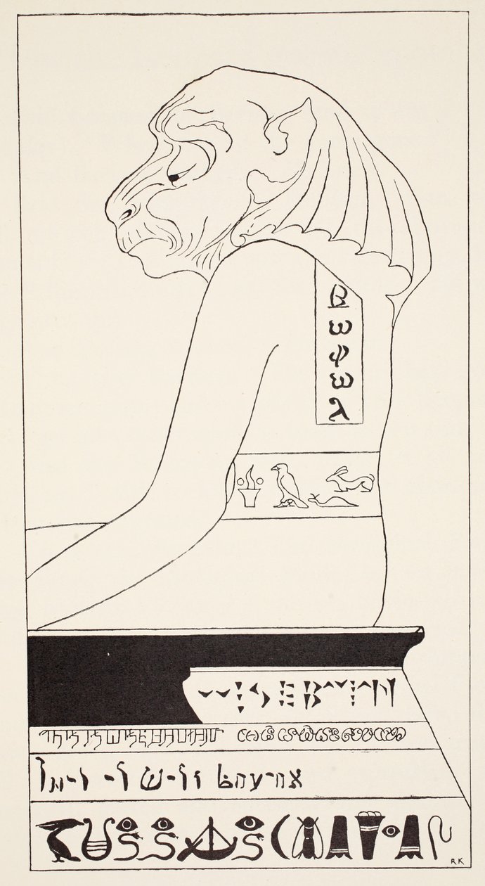 Der weise Baviaan, der hundeköpfige Pavian, der das klügste Tier in ganz Südafrika ist, Illustration aus 