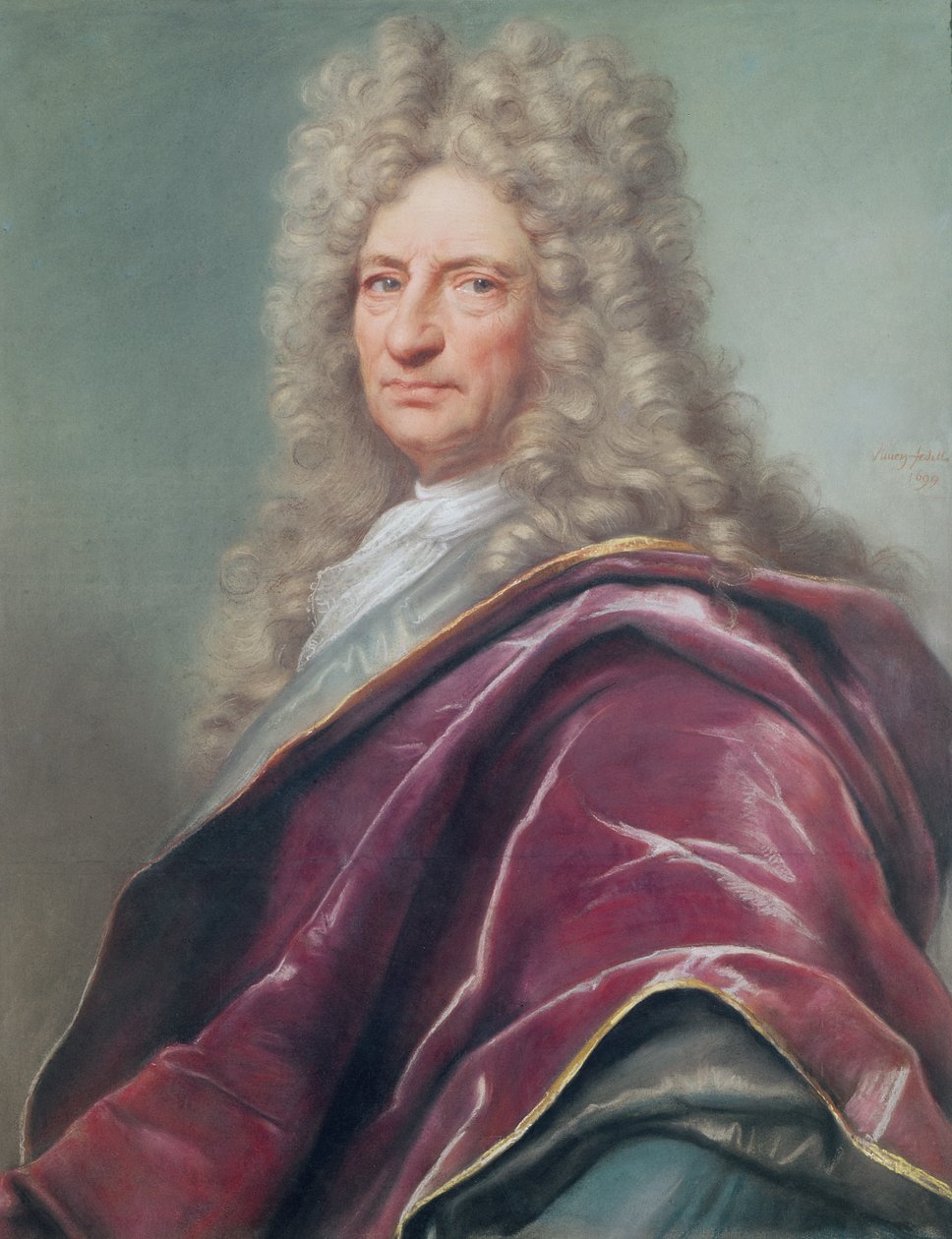 Samuel Bernard, Comte de Coubert, 1699 von Joseph Vivien