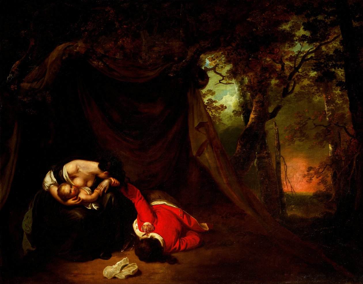 Der tote Soldat von Joseph Wright of Derby