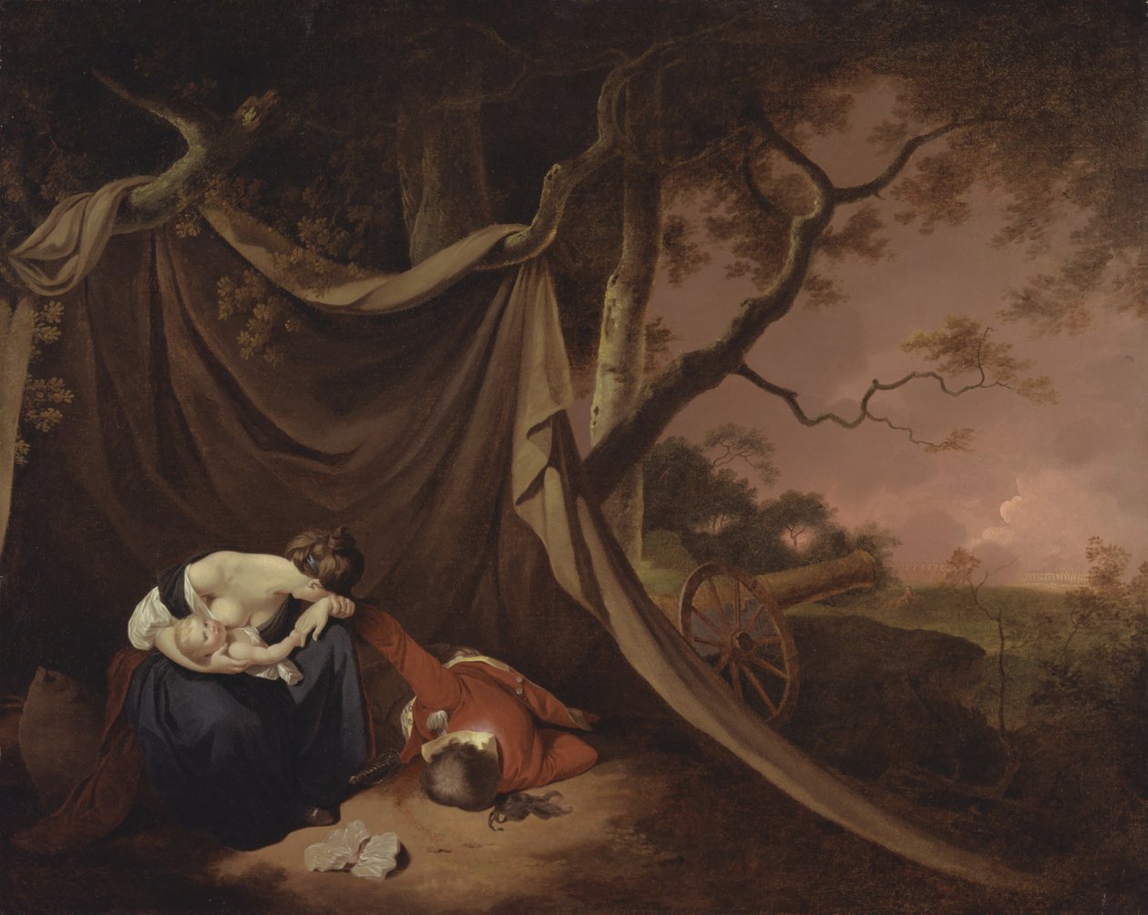 Der tote Soldat von Joseph Wright of Derby