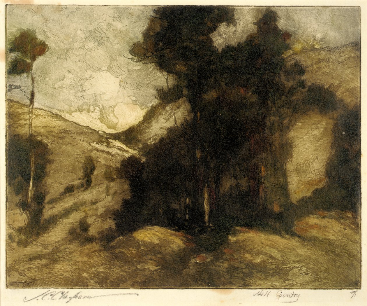 Hügelland von Joseph C. Claghorn