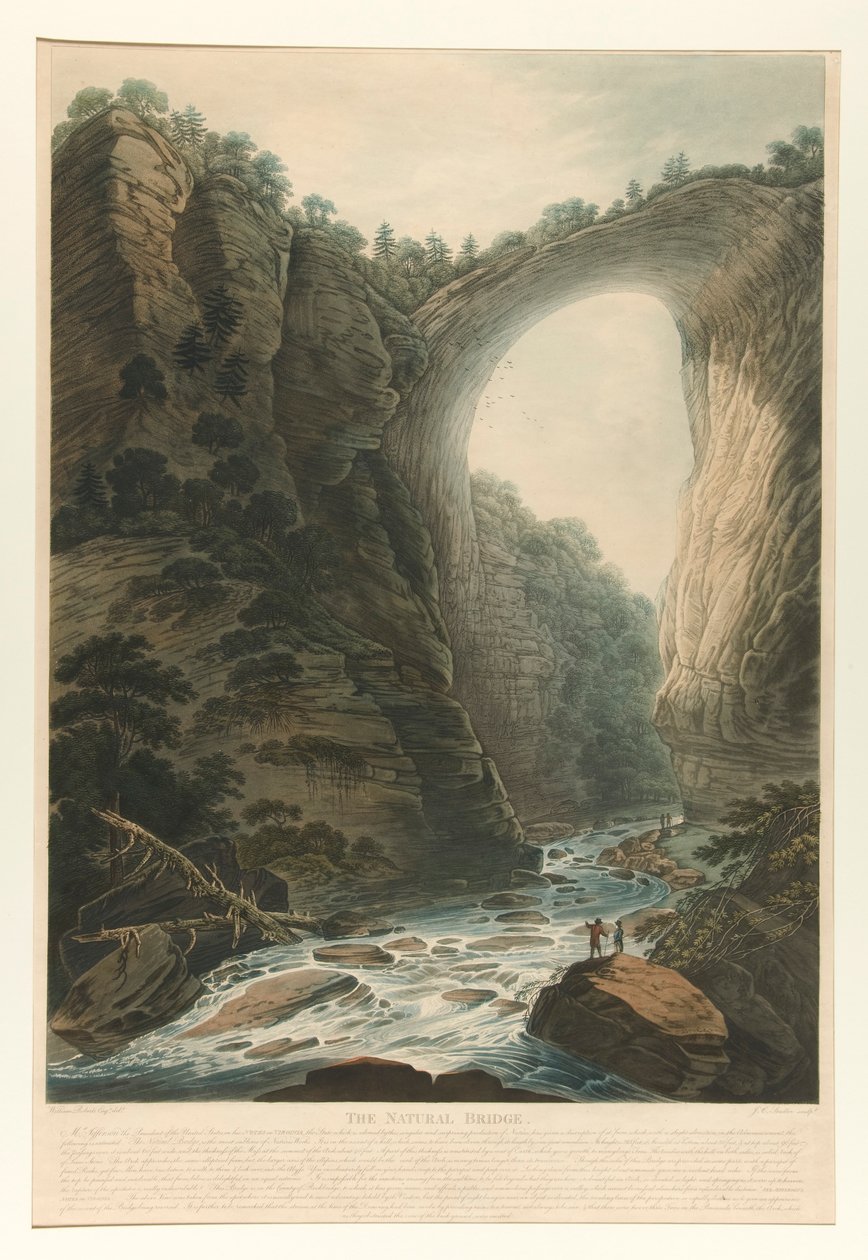 Die natürliche Brücke (Va.) von Joseph Constantine Stadler