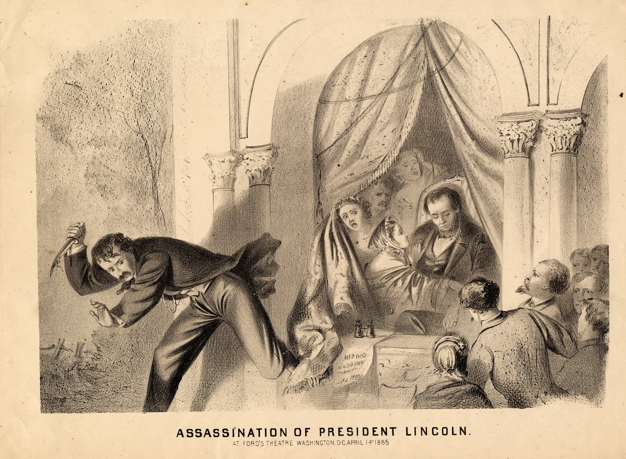 Die Ermordung von Präsident Lincoln, 1865 von Joseph E. Baker