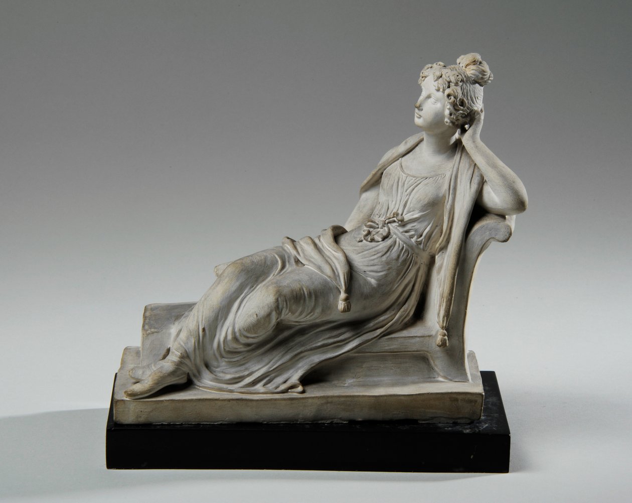 Maquette für Elizabeth Goodman Banks sitzend von Joseph Gott