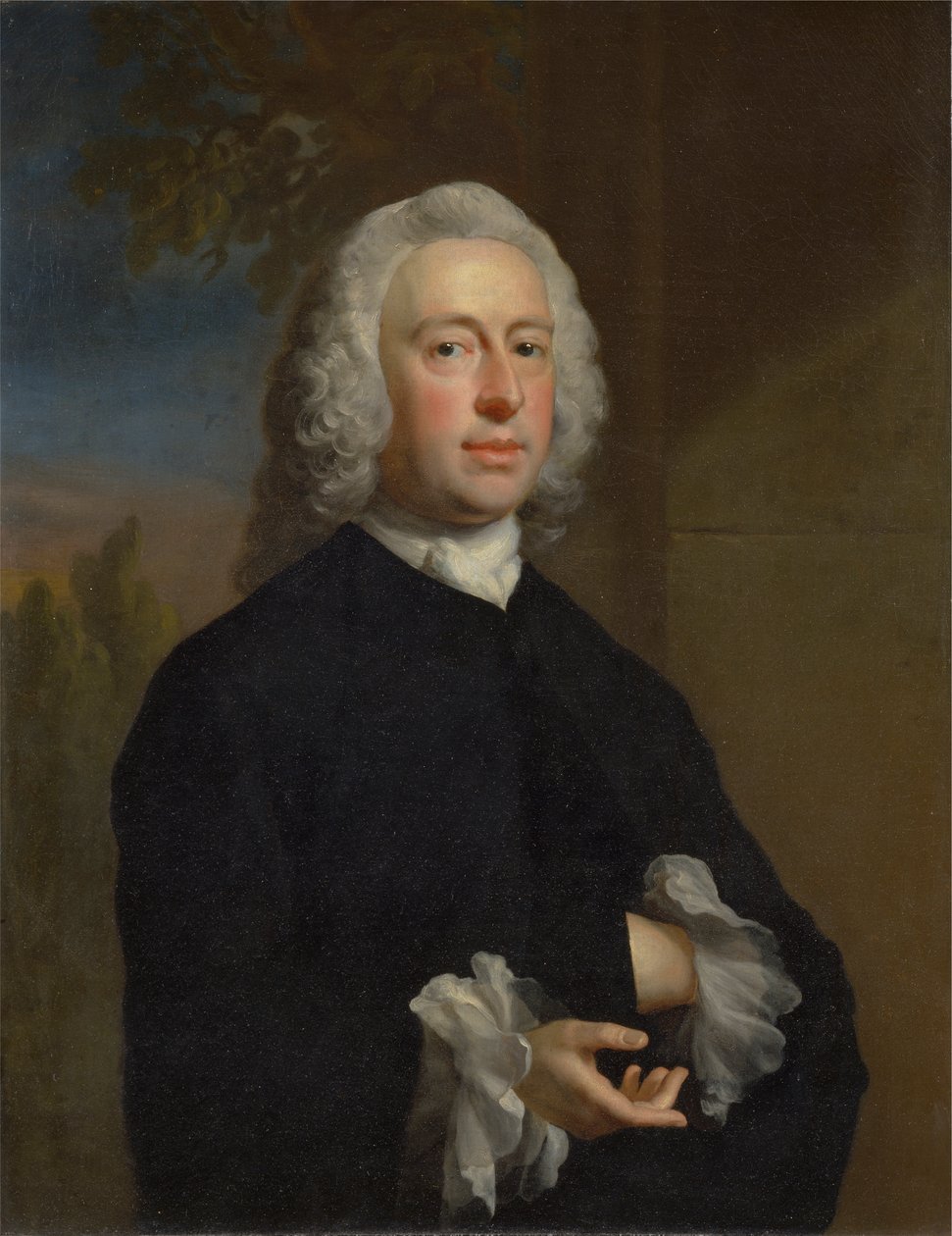 Ein Unbekannter Mann in Schwarz von Joseph Highmore