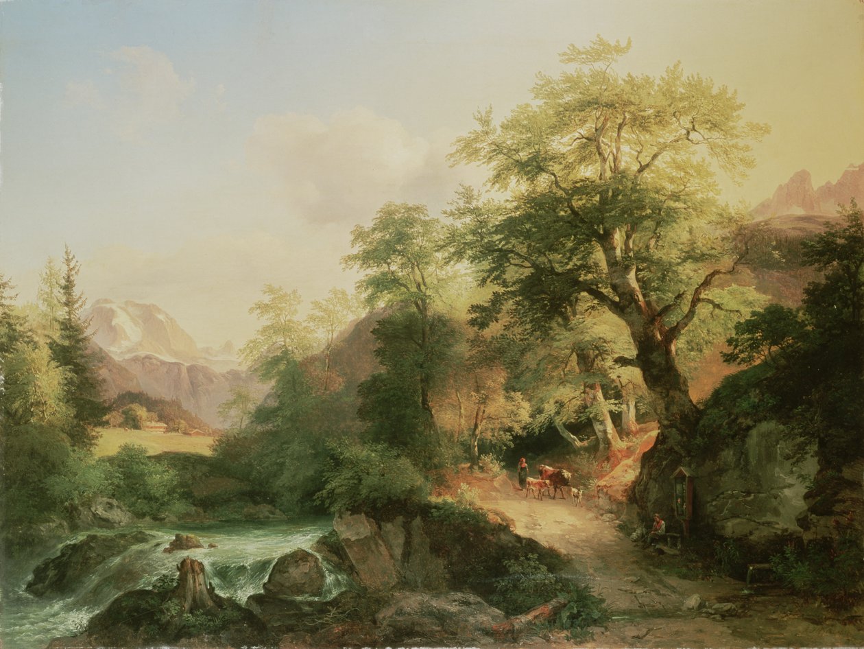 Wald bei Wien, 1852 von Joseph Hoger