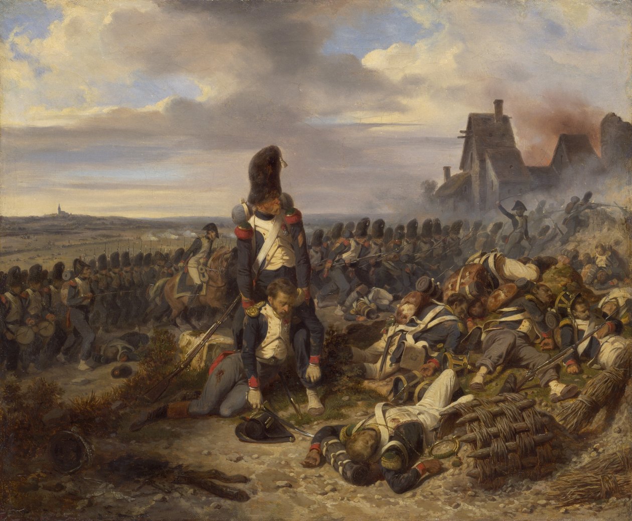 Schlachtenszene, ca. 1825 von Joseph Louis Hippolyte Bellange