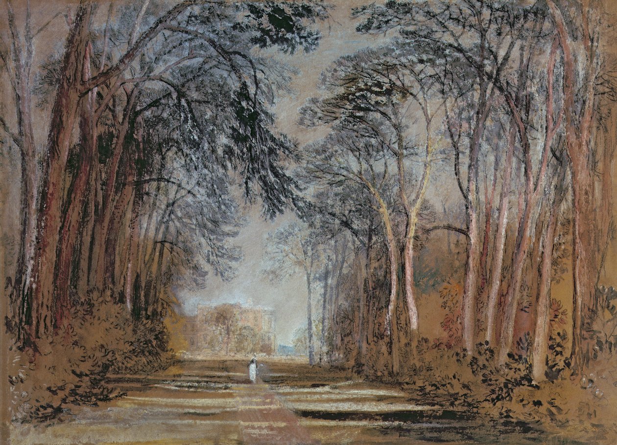 Farnley Avenue, Farnley Hall, Yorkshire von Joseph Mallord William Turner