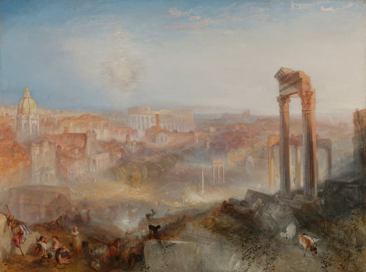 Modernes Rom, Campo Vaccino von Joseph Mallord William Turner