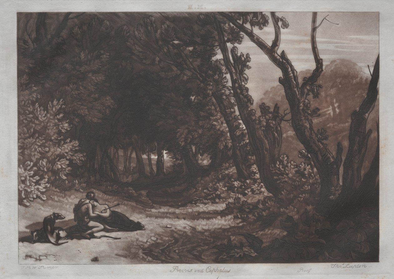 Prokris und Kephalos von Joseph Mallord William Turner