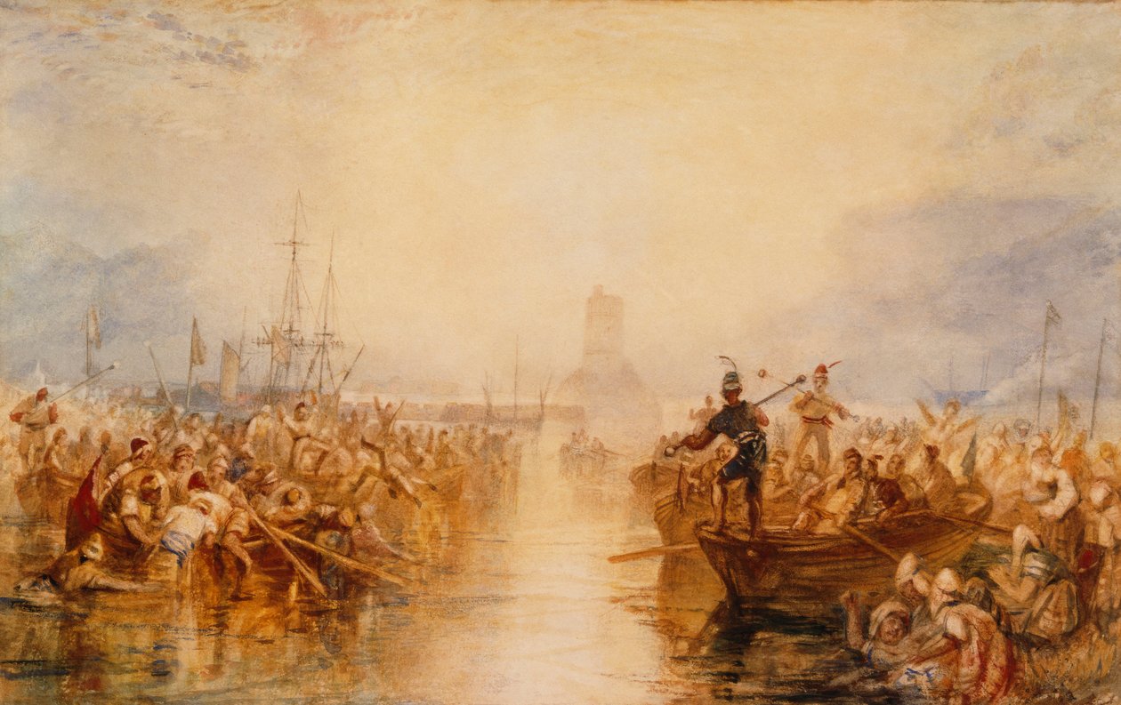 Saint-Vaast-La-Hougue, Normandie von Joseph Mallord William Turner