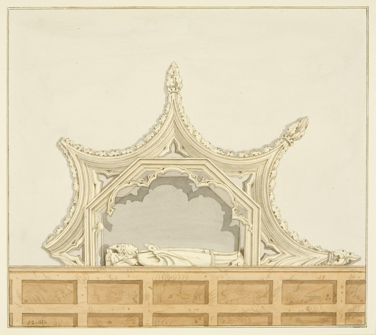 Grab von Abt Guilliam von Joseph Manning