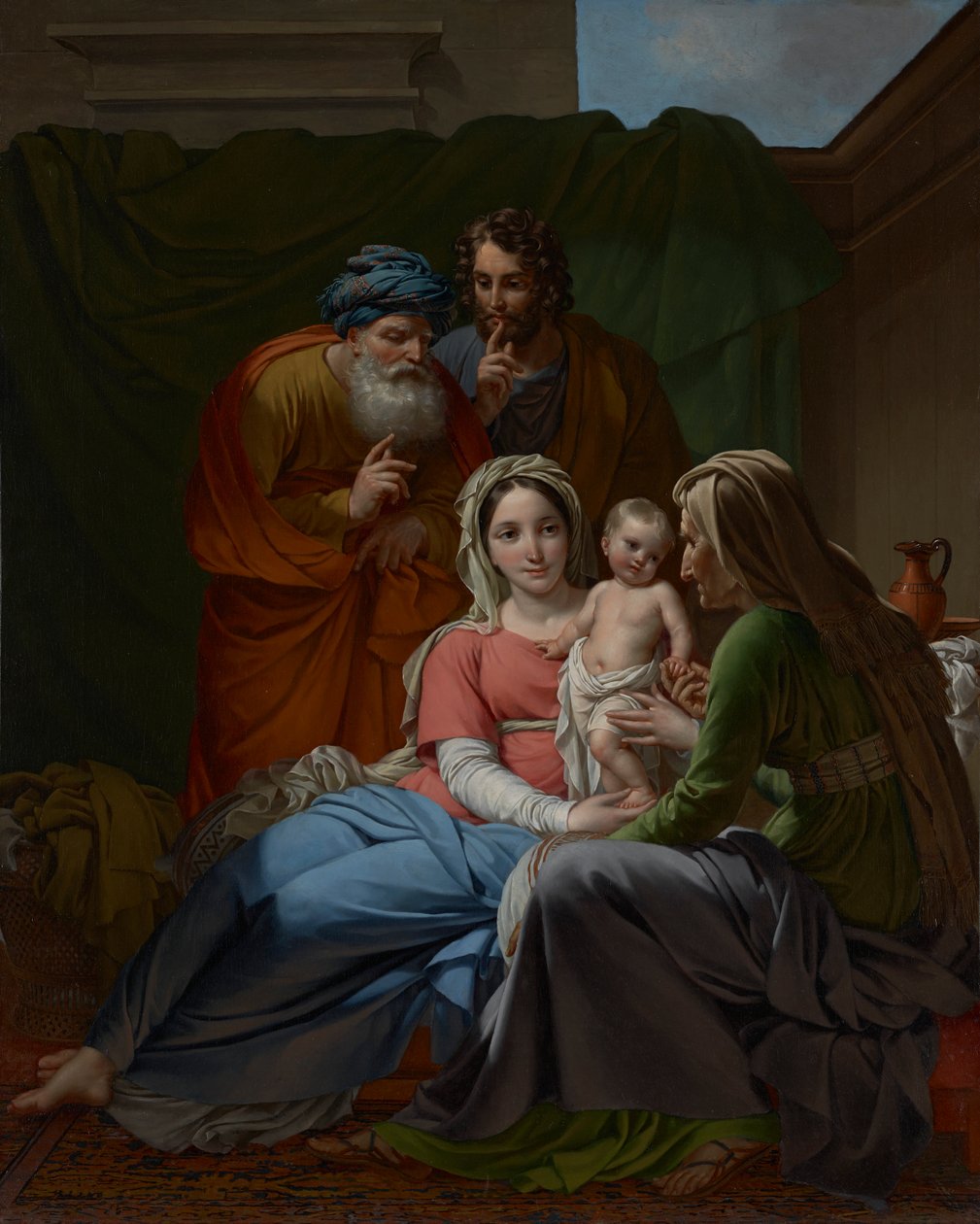 Die Heilige Familie von Joseph Paelinck
