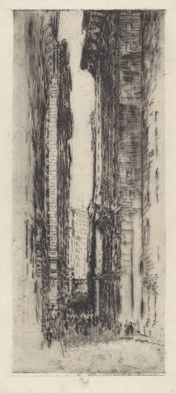 Canyon, Nr. III von Joseph Pennell