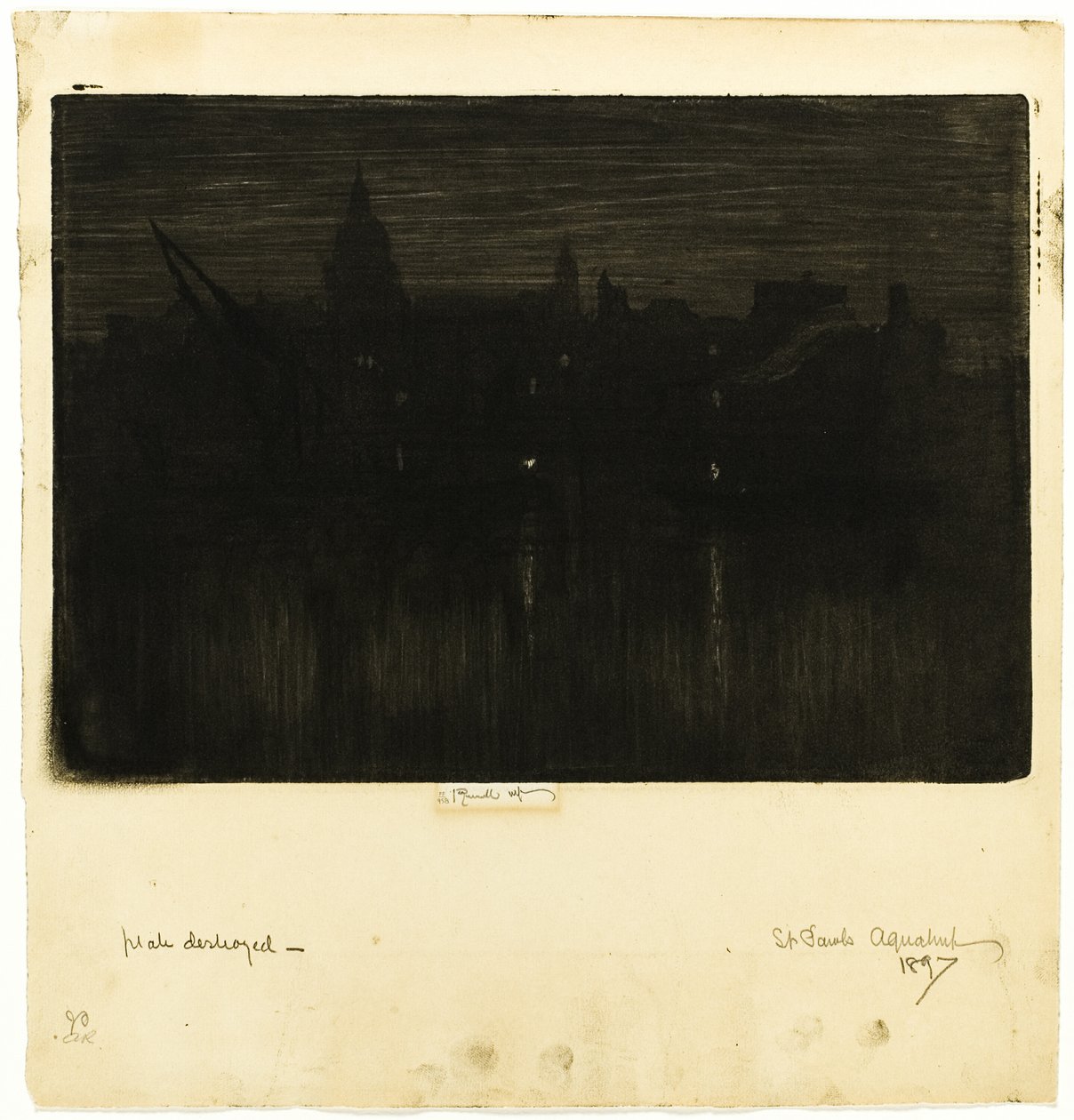 St. Pauls von Joseph Pennell