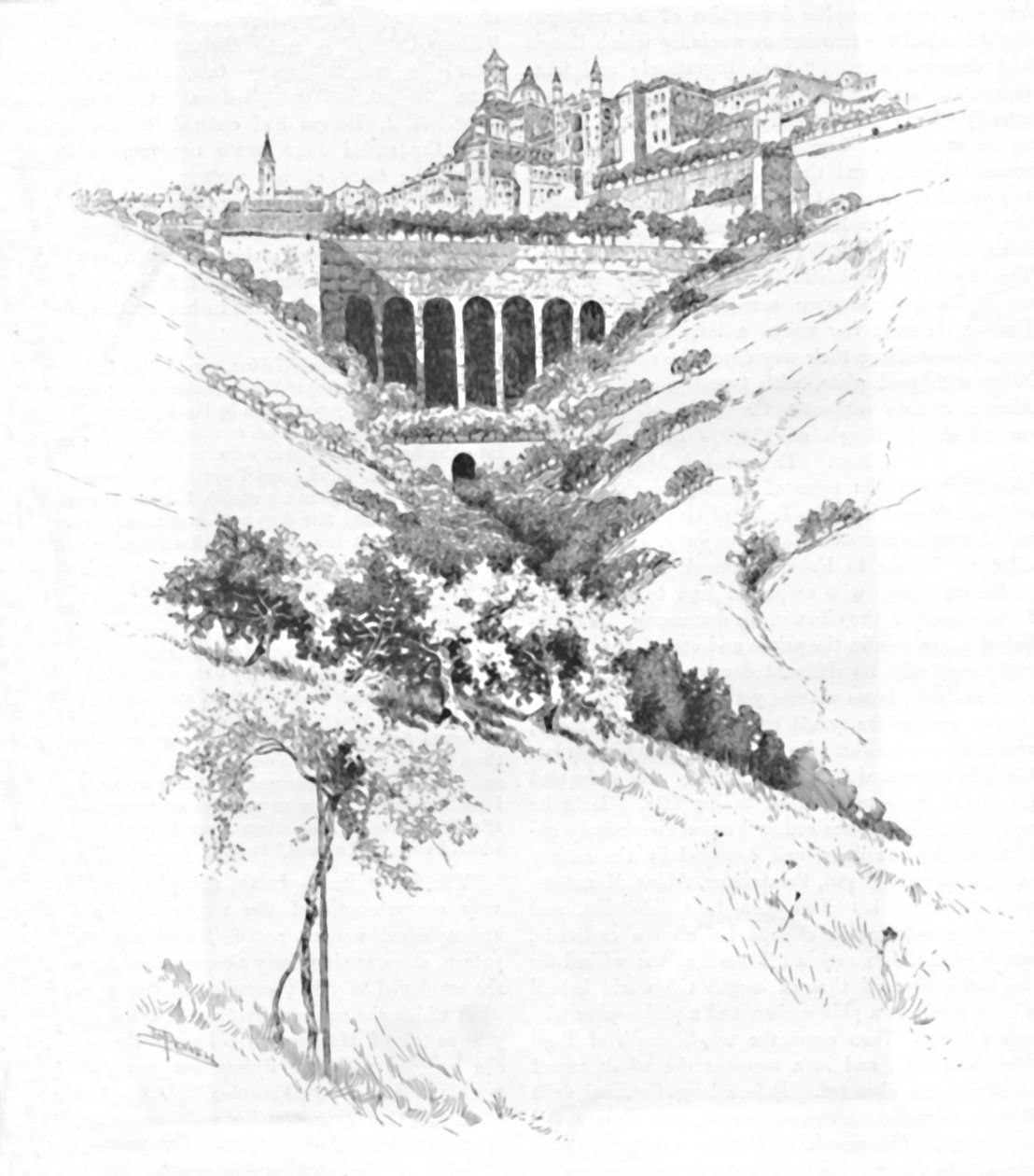 Urbino, 1886 von Joseph Pennell