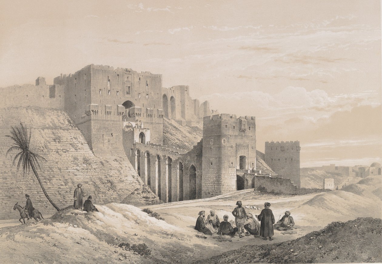 Château d’Alep, 1843 von Joseph Philibert Girault De Prangey