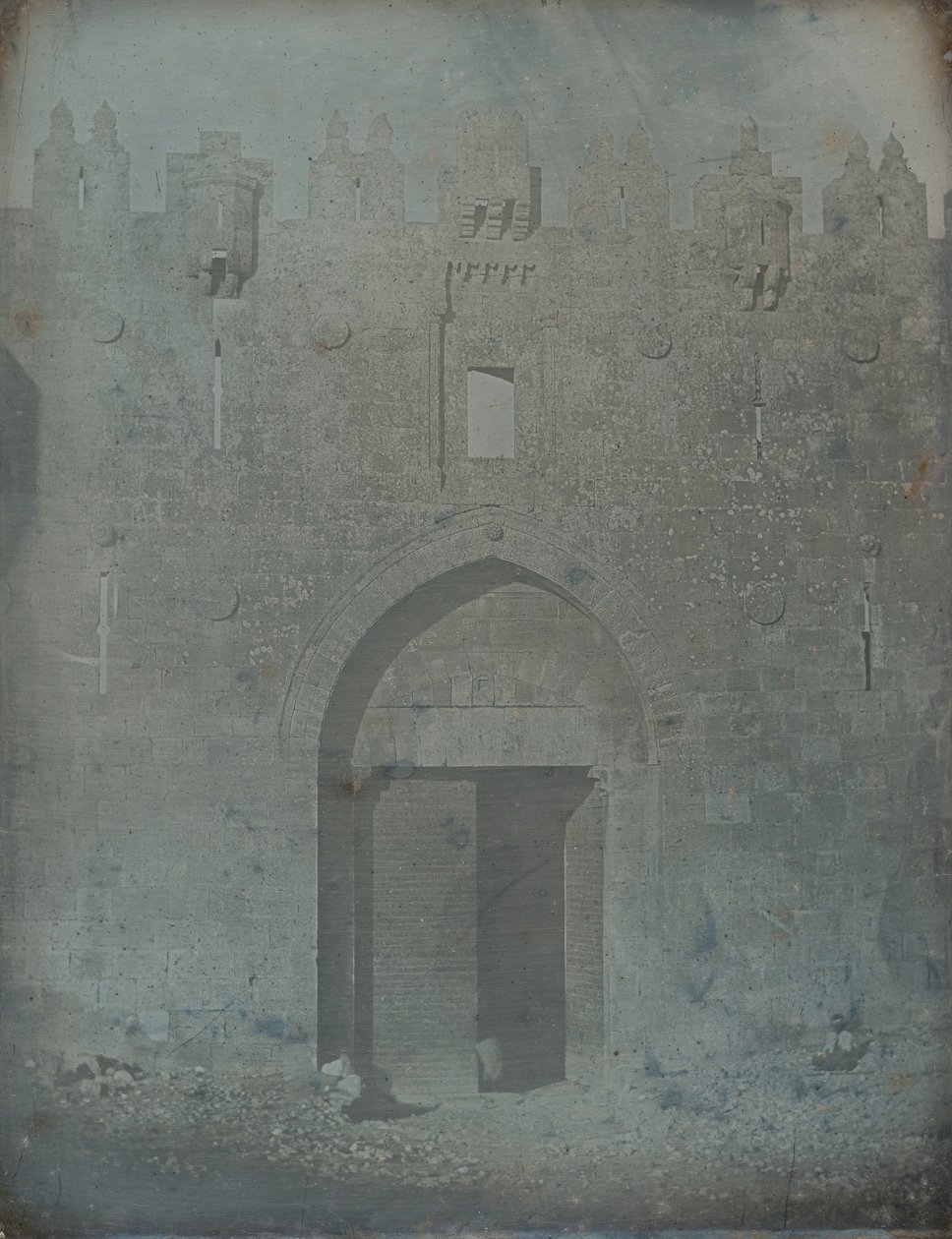 Damaskustor, Jerusalem, 1842-44 von Joseph Philibert Girault De Prangey