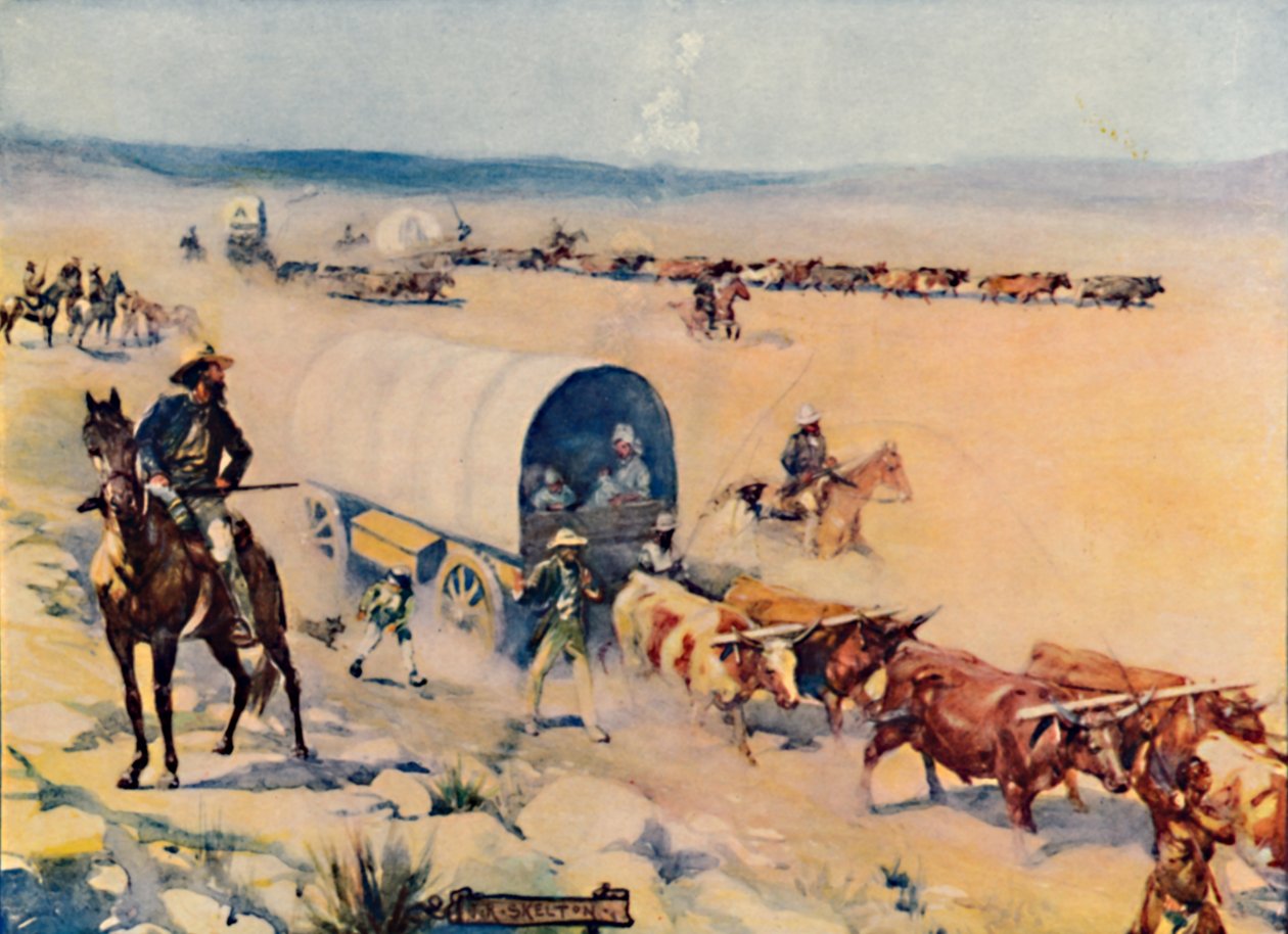 Die Voor-Trekker, 1909 von Joseph Ratcliffe Skelton