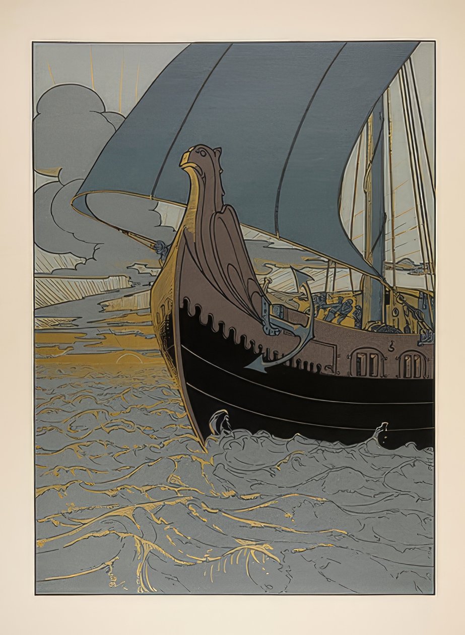 Illustration. Die Nibelungen von Joseph Sattler