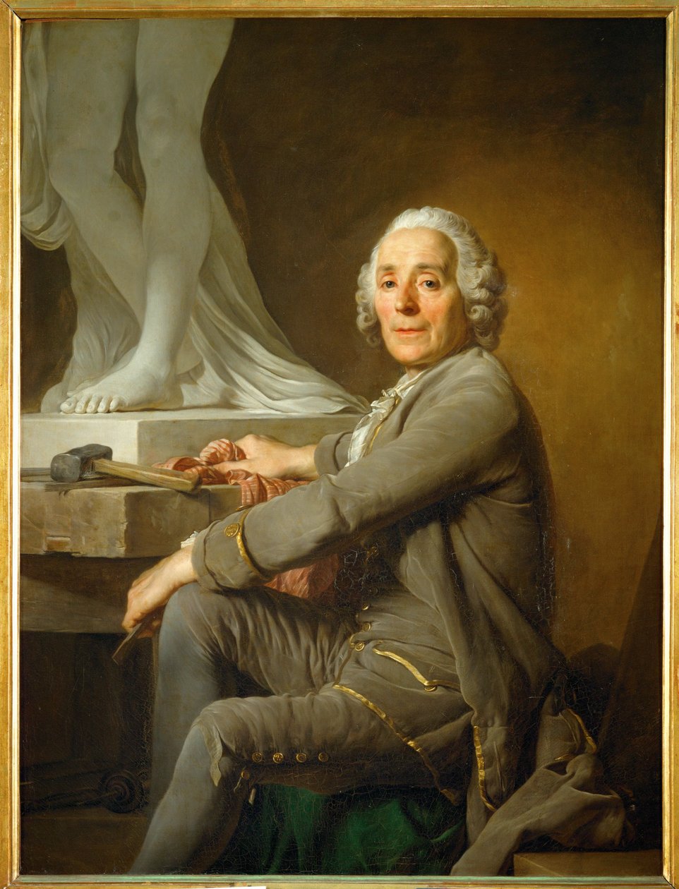 Christophe Gabriel Allegrain, Bildhauer von Joseph Siffred Duplessis