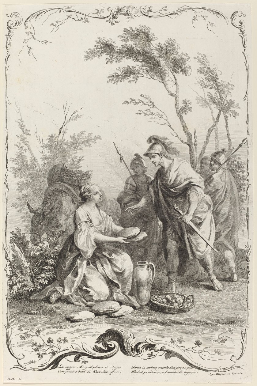 David und Abigail von Joseph Wagner