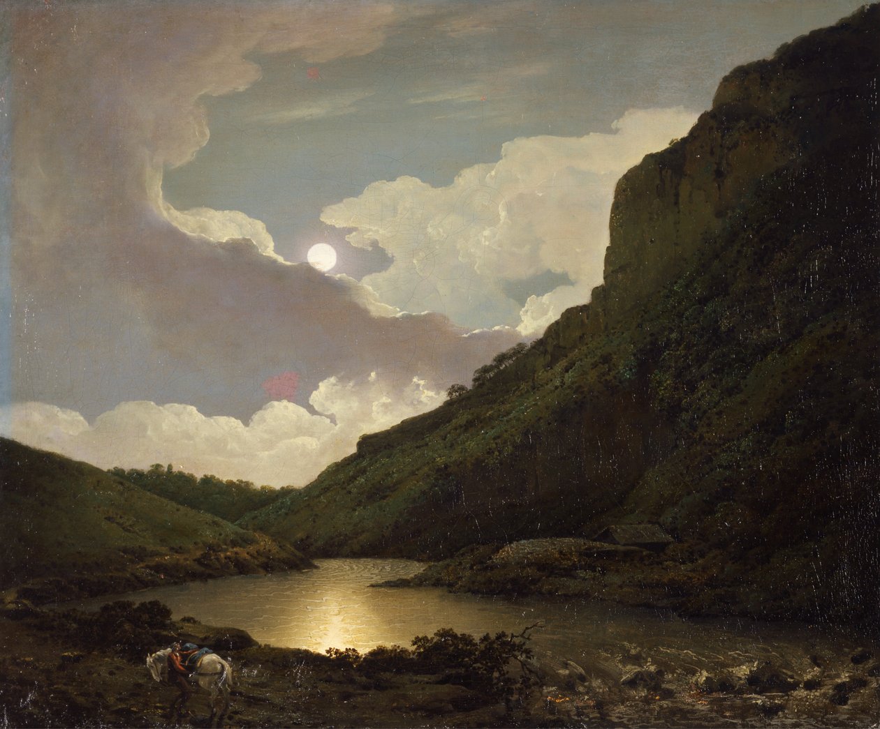 Matlock Tor im Mondlicht von Joseph Wright of Derby